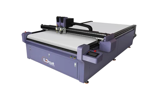 LDCUT L10 industrial digital cutting machine with dual infrared auto tool setter and 25000rpm oscillation